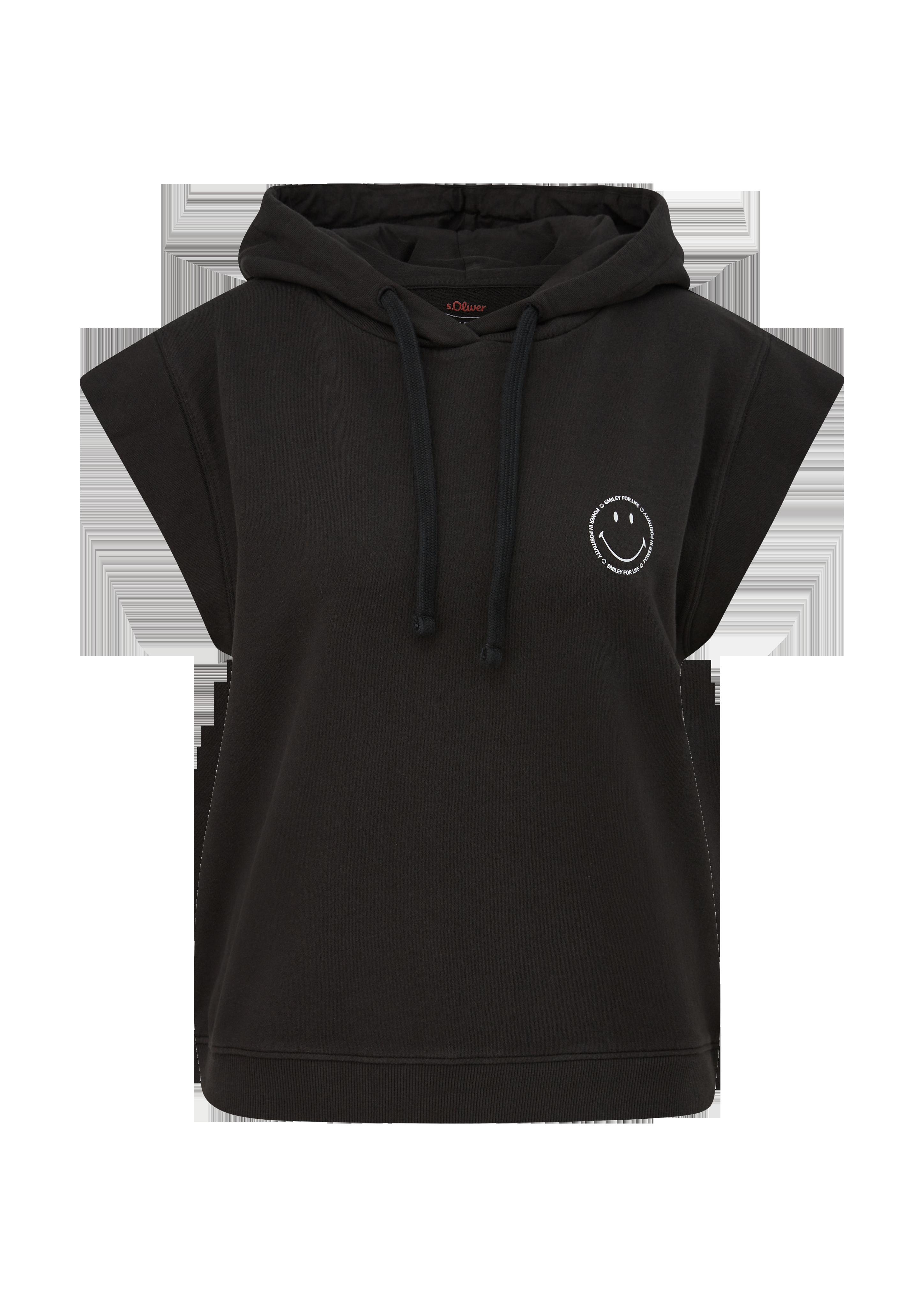 Kurzarm-Sweatshirt mit Smiley-Print  2131438-9999