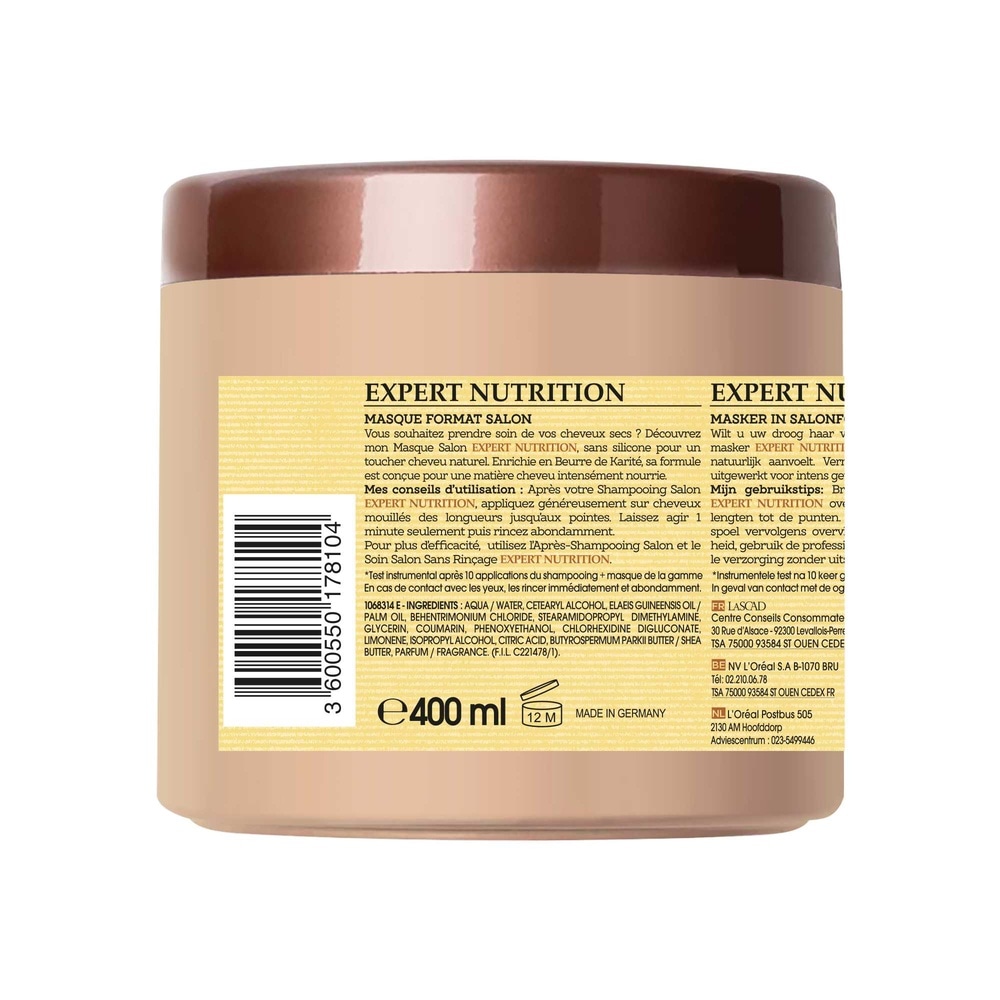 franck provost Expert Nutrition Masque Capillaire Professionnel Nutrition Intense