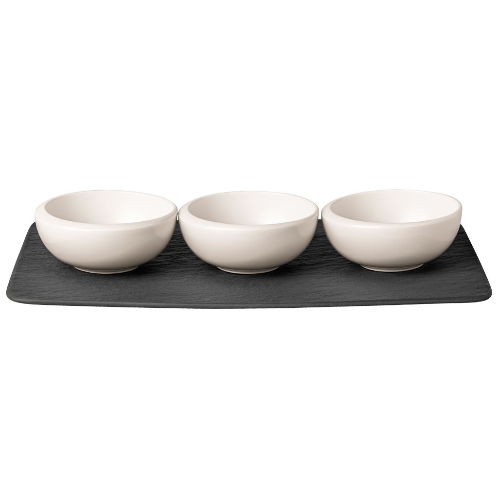 Villeroy & Boch 4tlg. Set Dippschälchen New Moon