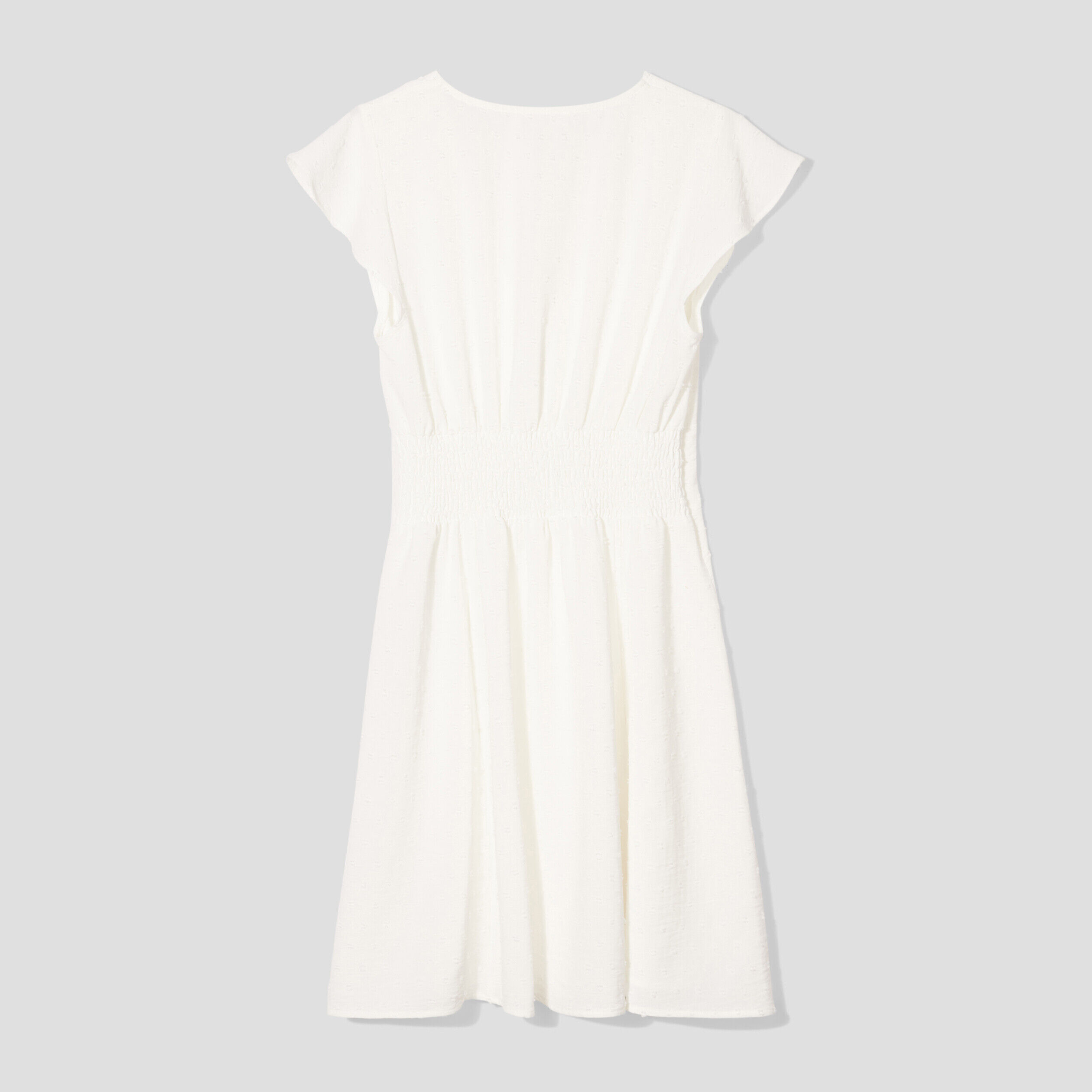 Robe patineuse manches courtes ecru femme | Cache Cache