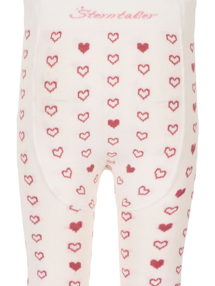 Sterntaler Strumpfhose Herzen in ecru günstig kaufen