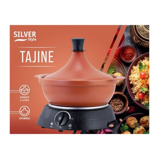 Tajine electric SILVER STYLE - 3 litri