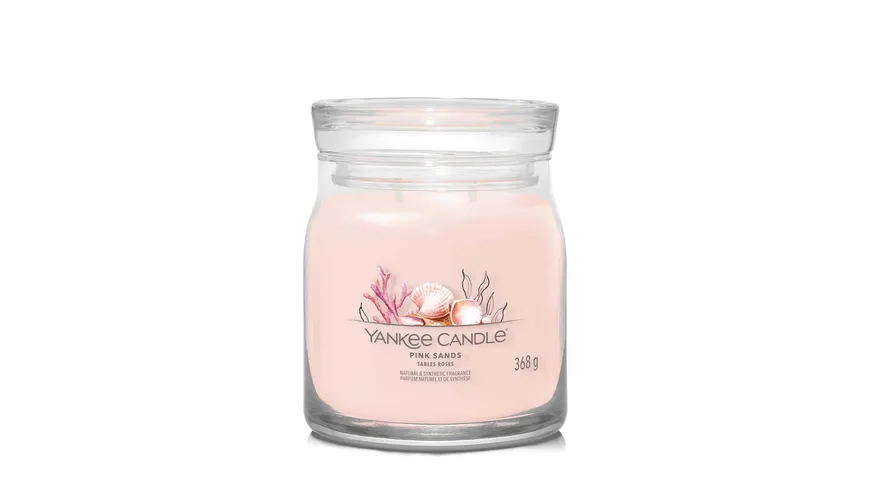 Yankee Candle Duftkerze Signature Medium Jar Pink Sands Pink Sands