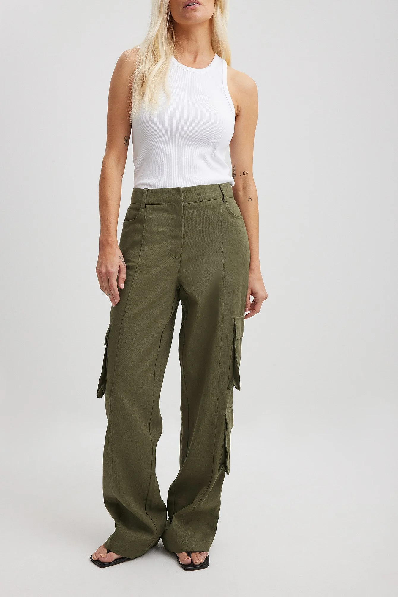 Cargohose mit Nahtverlaufdetail