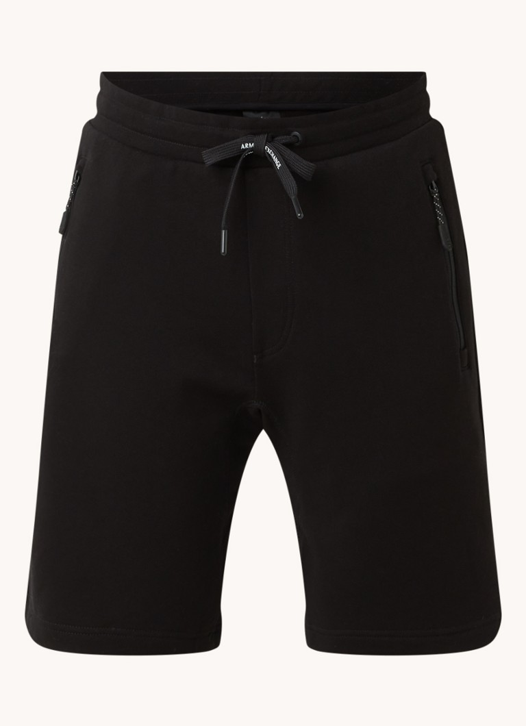 Pantaloni scurți largi cu buzunare cu fermoar Armani Exchange