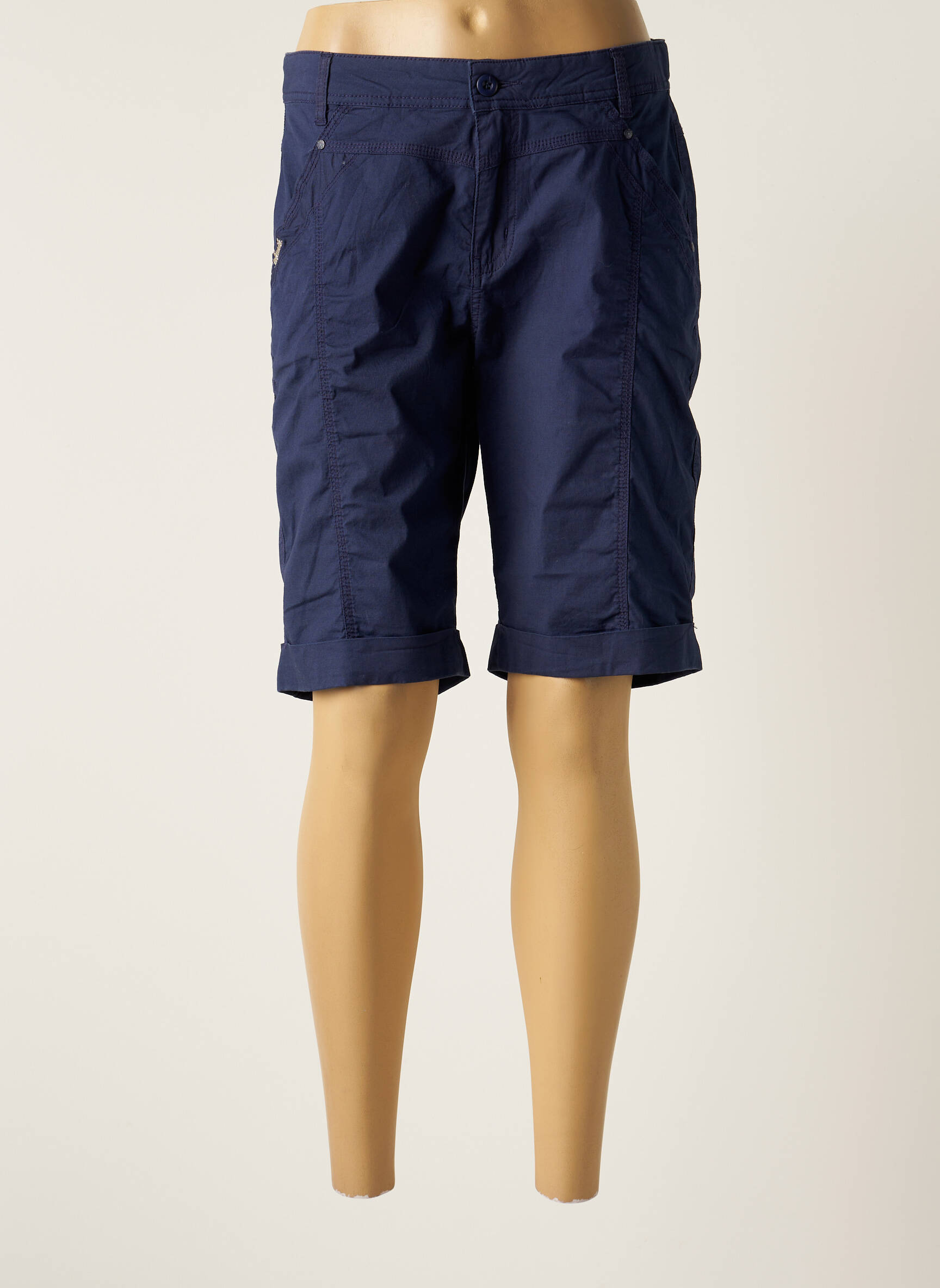 Telmail Bermudas Femme couleur bleu