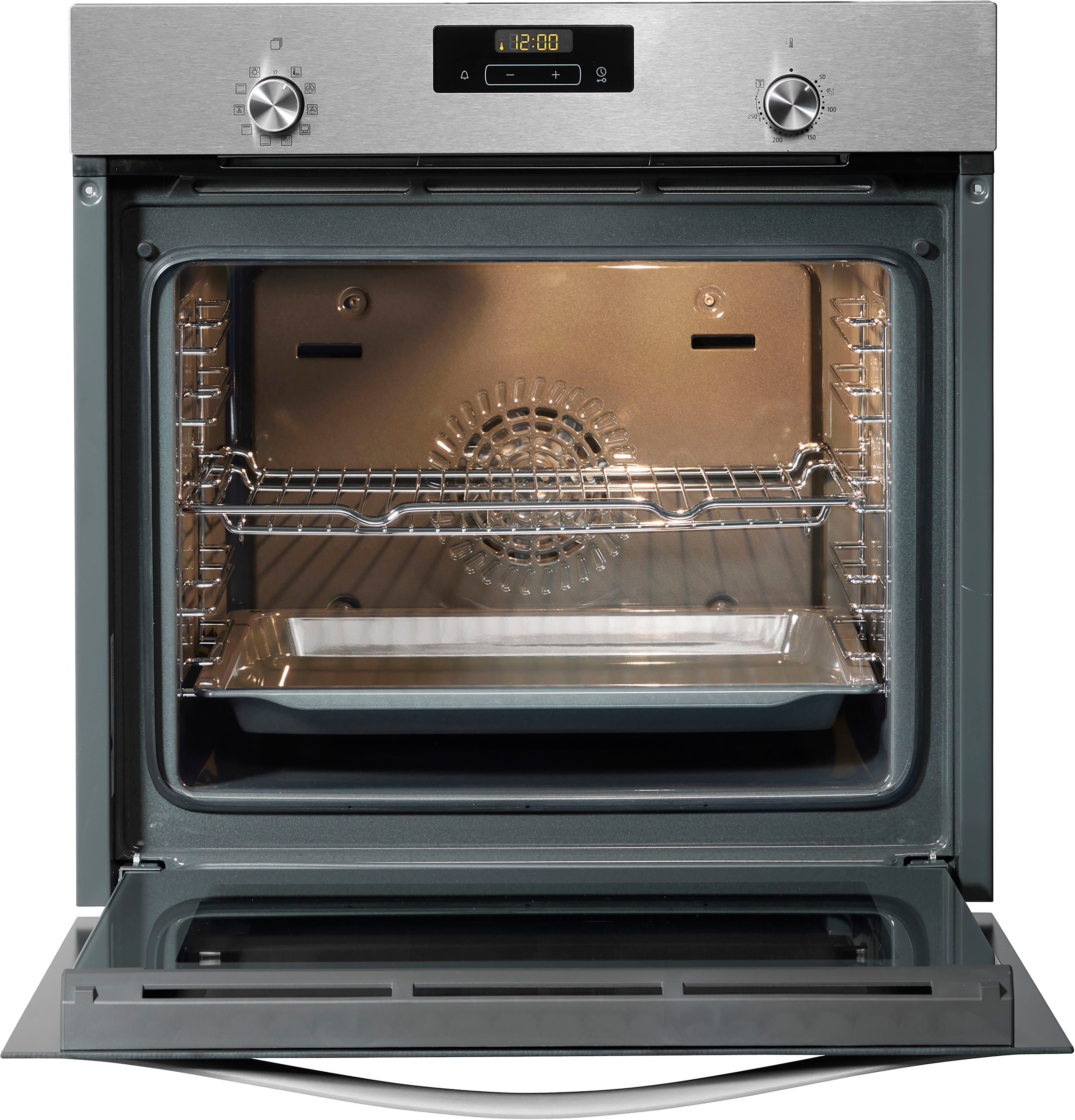 Constructa Einbaubackofen CF3M61052, mit Teleskopauszug nachrüstbar, Hydrolyse