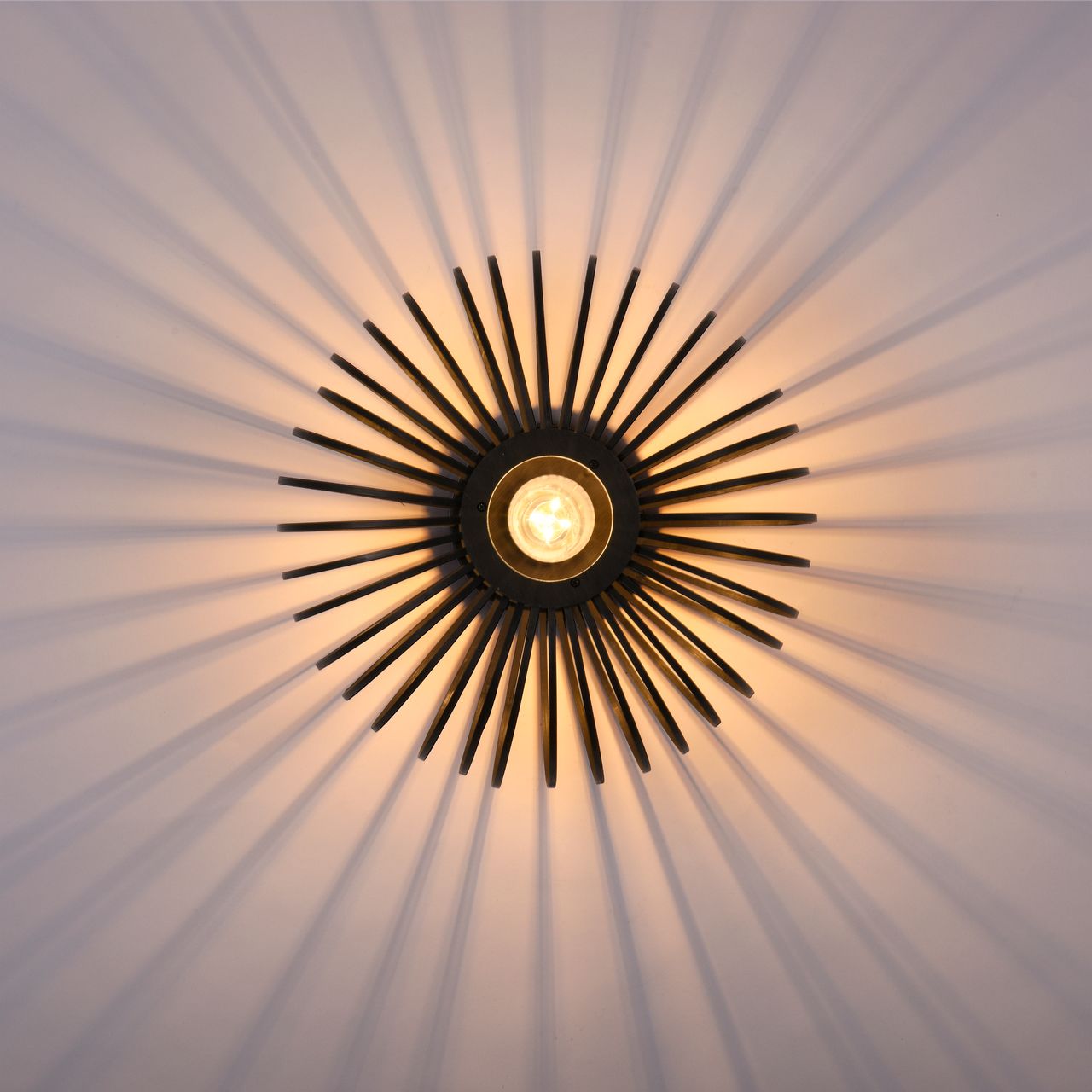 JUST LIGHT LeuchtenDirekt Deckenleuchte RACCOON,, 1xE27 max. 40 Watt exkl., Innenleuchte, IP20 Bambus