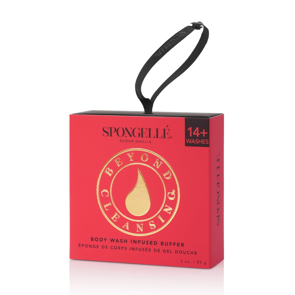 spongelle BOXED FLOWER WHITE - SUGAR DAHLIA Coffret bain