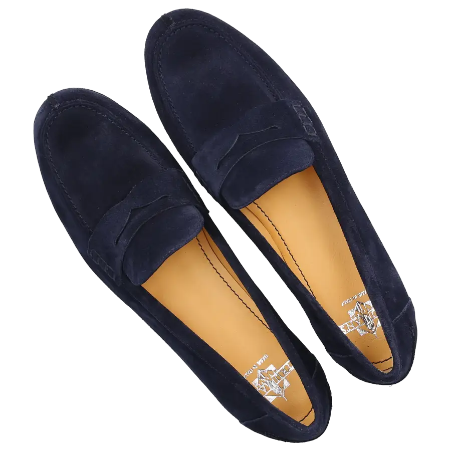 Truman's - Loafer 9188 Veloursleder - blau