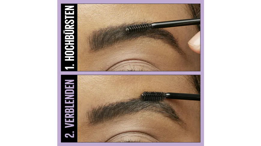 MAYBELLINE NEW YORK Express Brow Fast Sculpt Augenbrauenmascara Medium Brown - 04