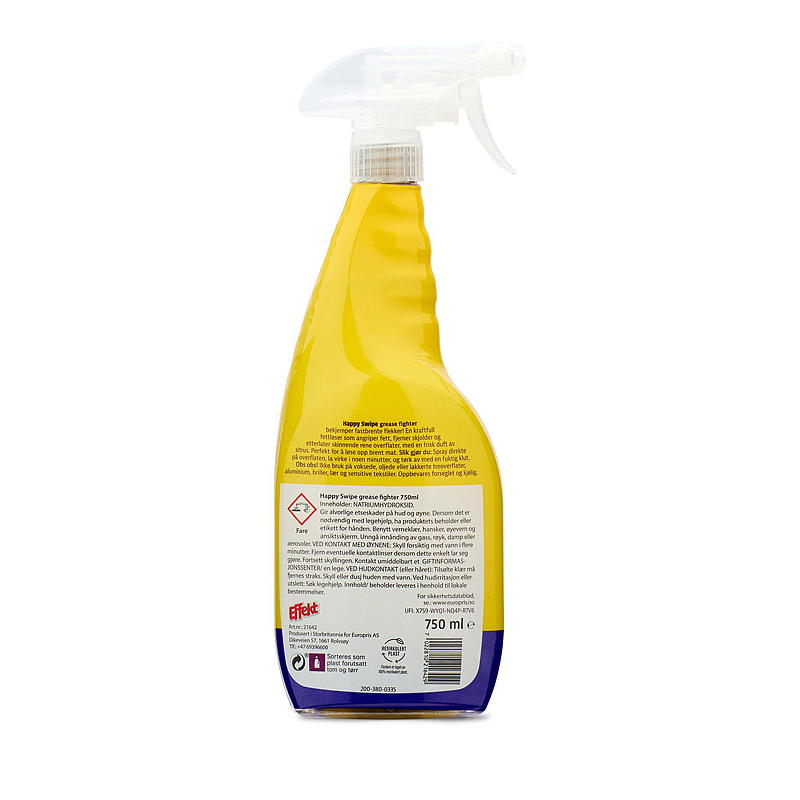 Effekt Fettløser 750 ml Happy swipe