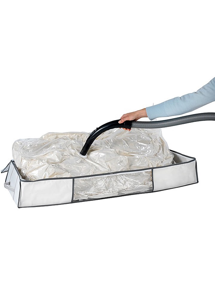 Wenko Vakuum-Unterbettkommode in Weiß - (B)105 x (H)45 x (T)15 cm günstig kaufen onesize