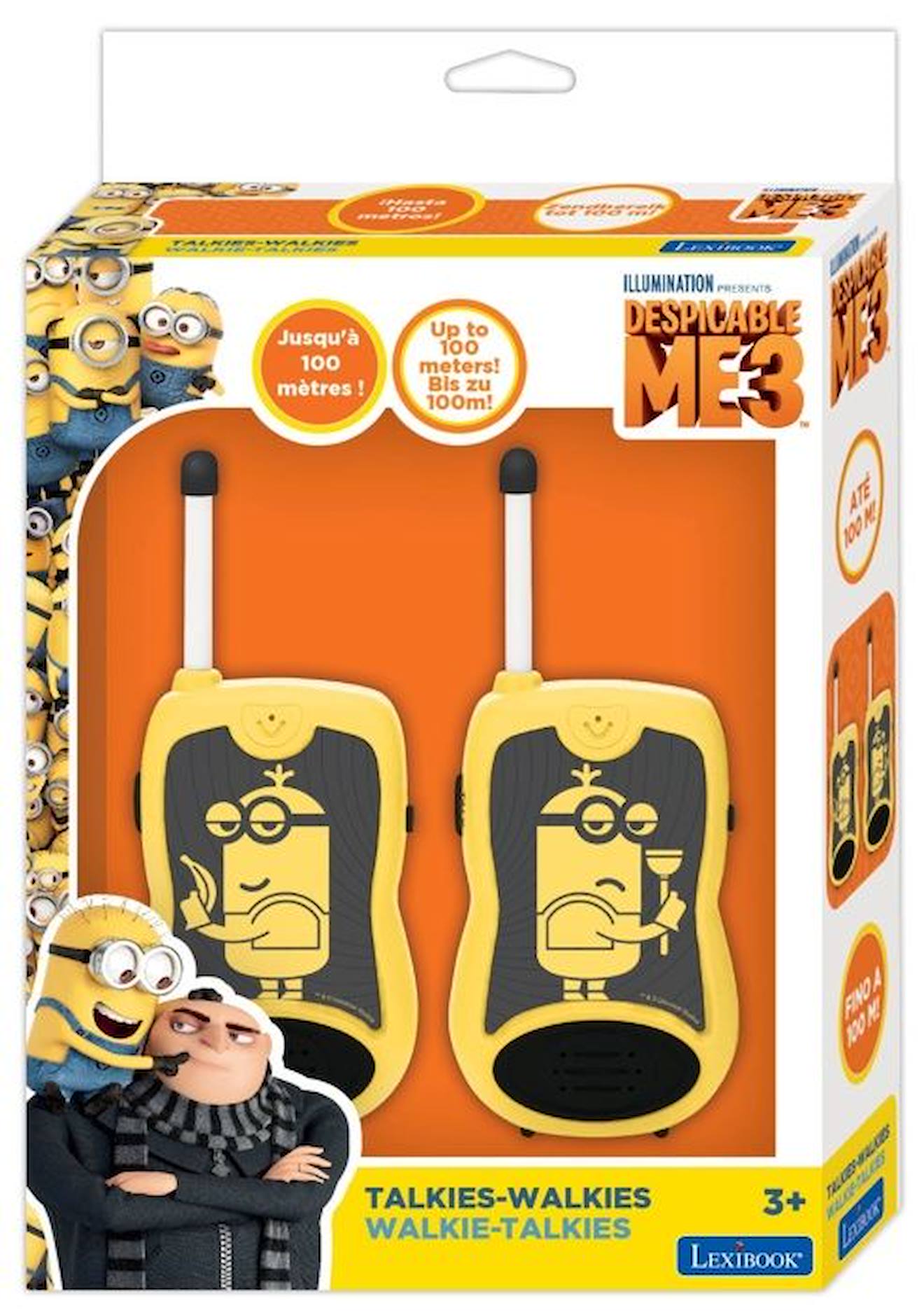 Talkies-Walkies Les Minions portée 120m rose