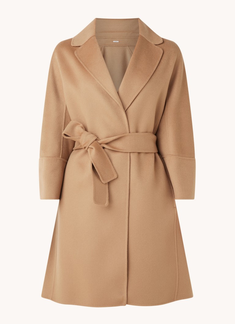 MaxMara Arona vuneni kaput s remenom za vezanje