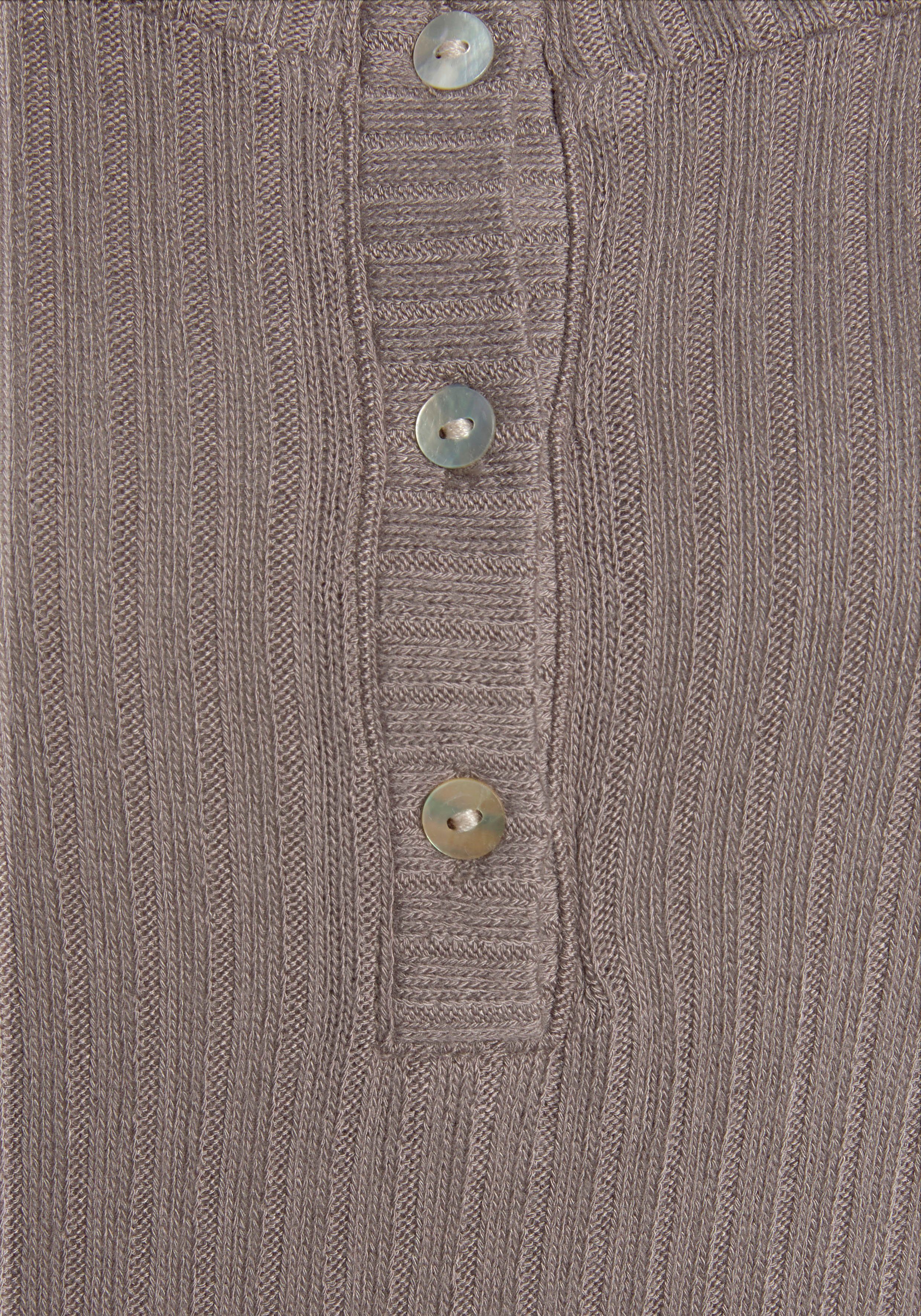 Vivance Langarmshirt aus modischer Rippware