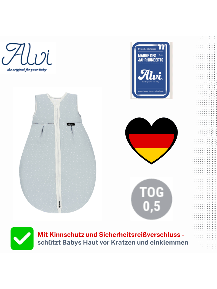 Alvi Mäxchen Sommer Schlafsack light Exclusiv in New Dots günstig kaufen