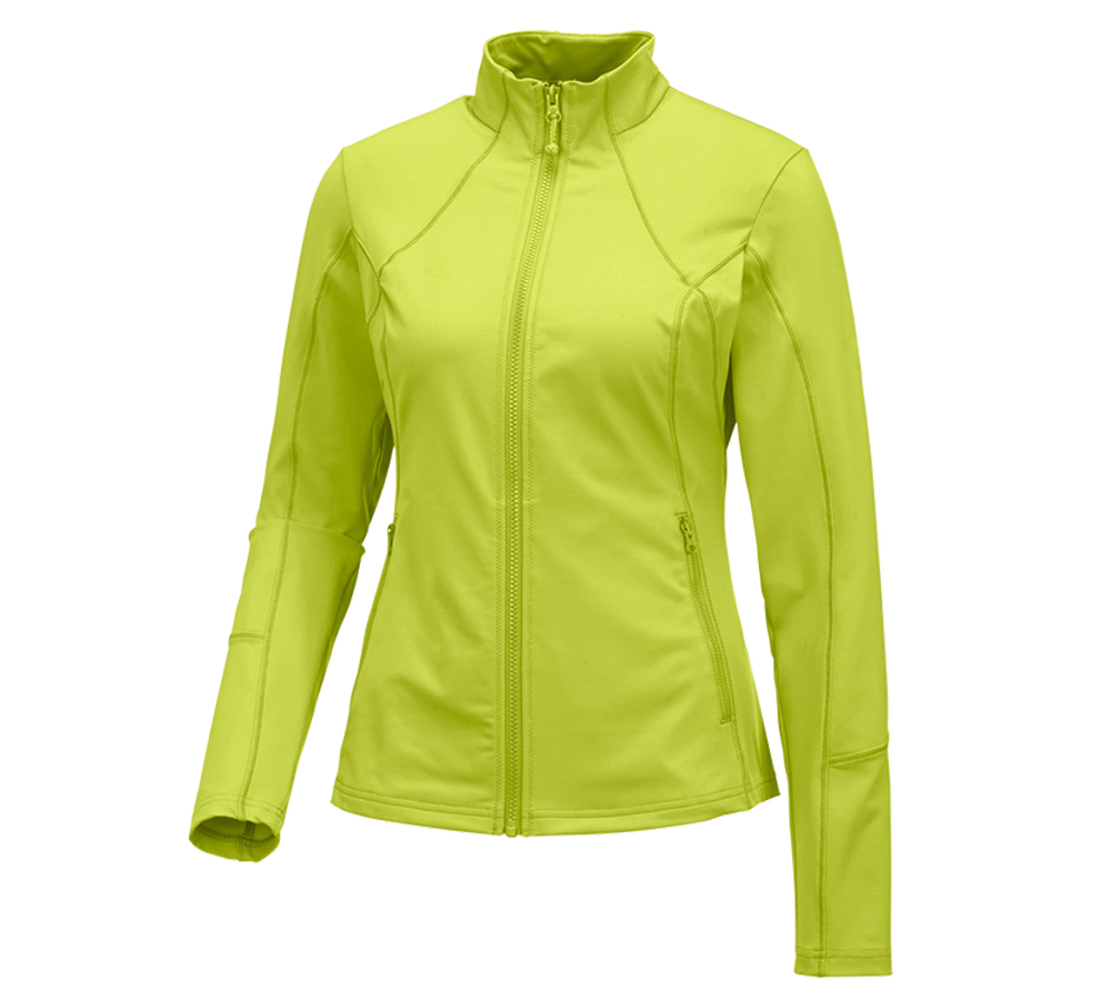 e.s. Funktions Sweatjacke solid, Damen