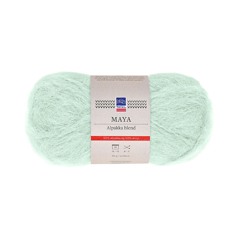 Trysil Maya alpakka blend garn mintgrønn