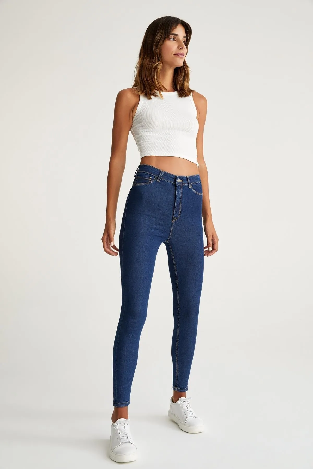 DeFacto  Jeggnig – Super Skinny Fit – Jeanshose mit hoher Taille und schmalem Bein – Y2909az22au