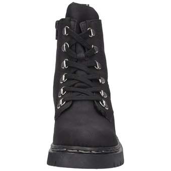 Rieker Schnür Boots in schwarz