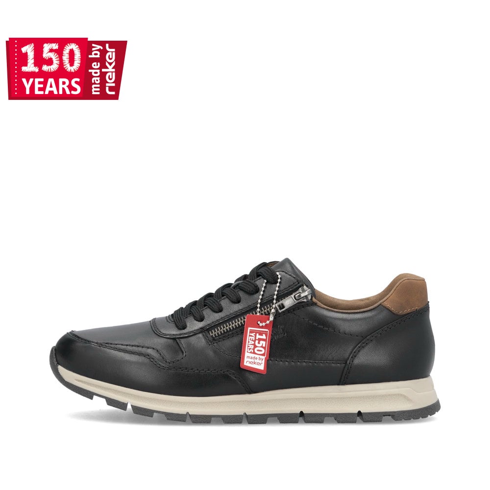 Rieker Herren Sneaker Low nachtschwarz