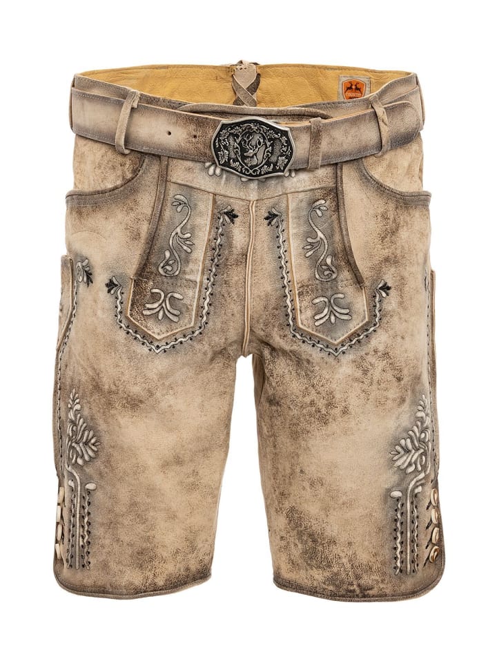 MADDOX Lederhose ZUGERSEE in dunkelbraun günstig kaufen