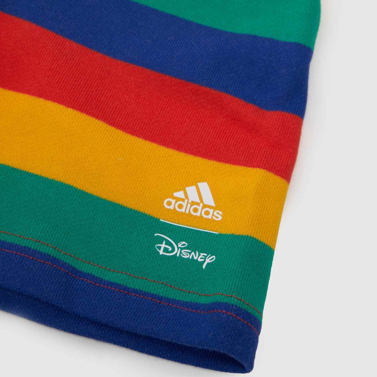adidas Disney t-shirt och shorts för barn i vitt och svart
