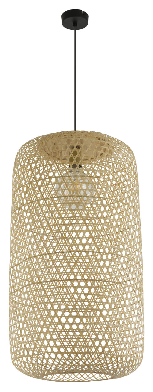 Globo Lighting - MIRENA - Hängeleuchte Bambus naturfarben, 1x E27