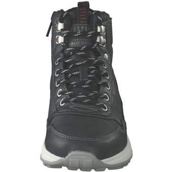 Mustang Schnür Boots in blau