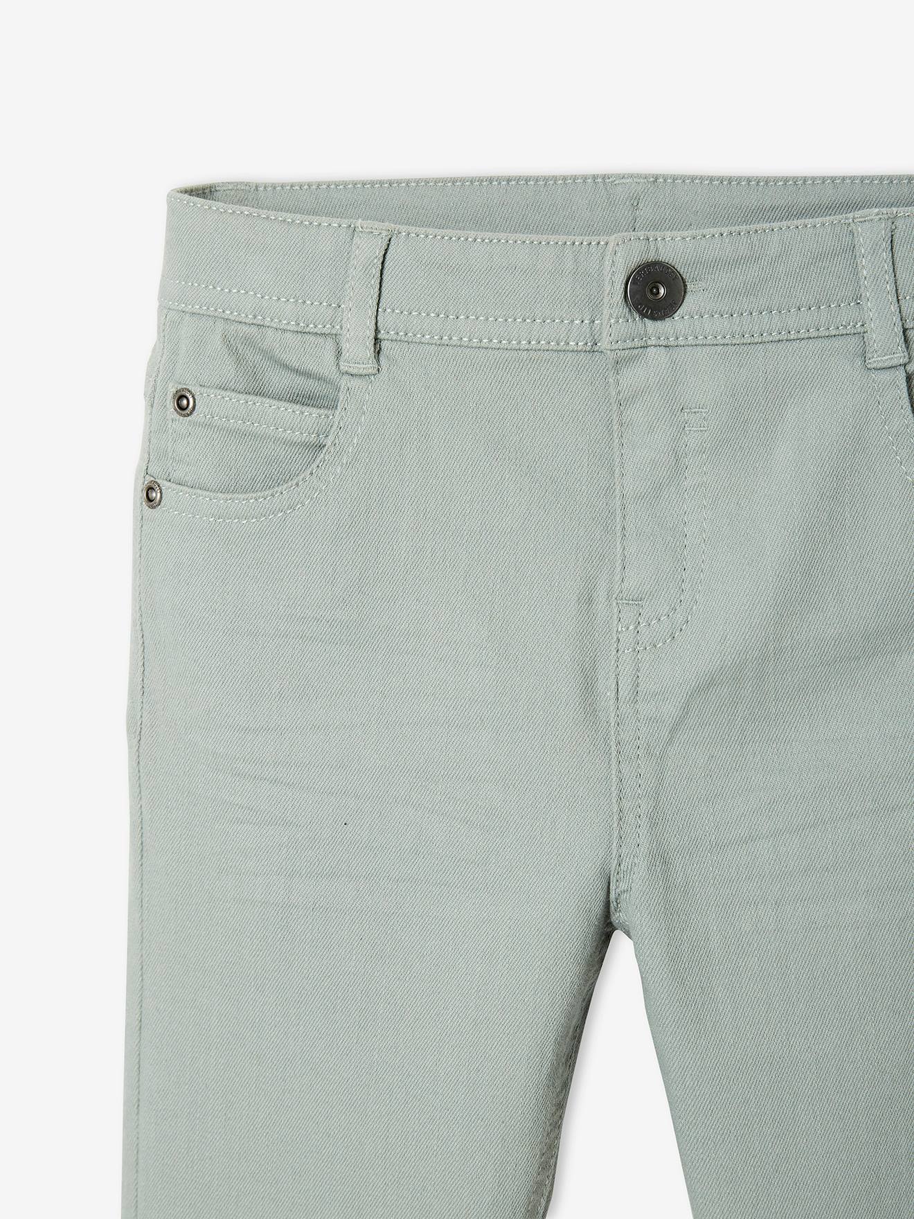 Pantalon slim MorphologiK MEDIUM garçon noisette