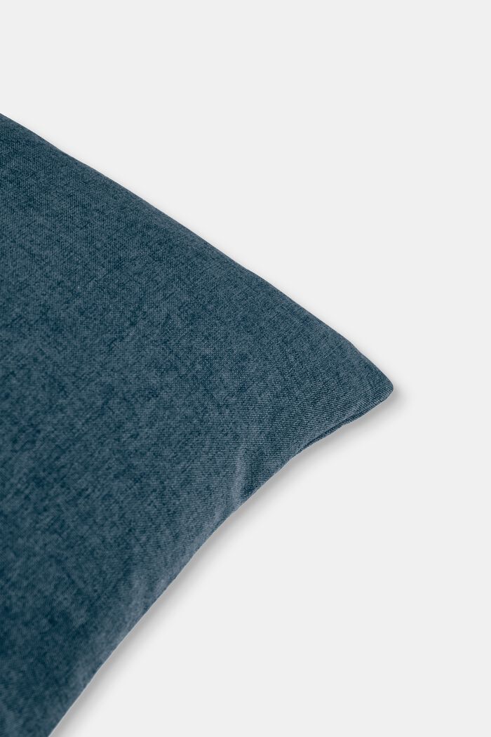 Kissenhülle im Material-Mix mit Micro-Samt