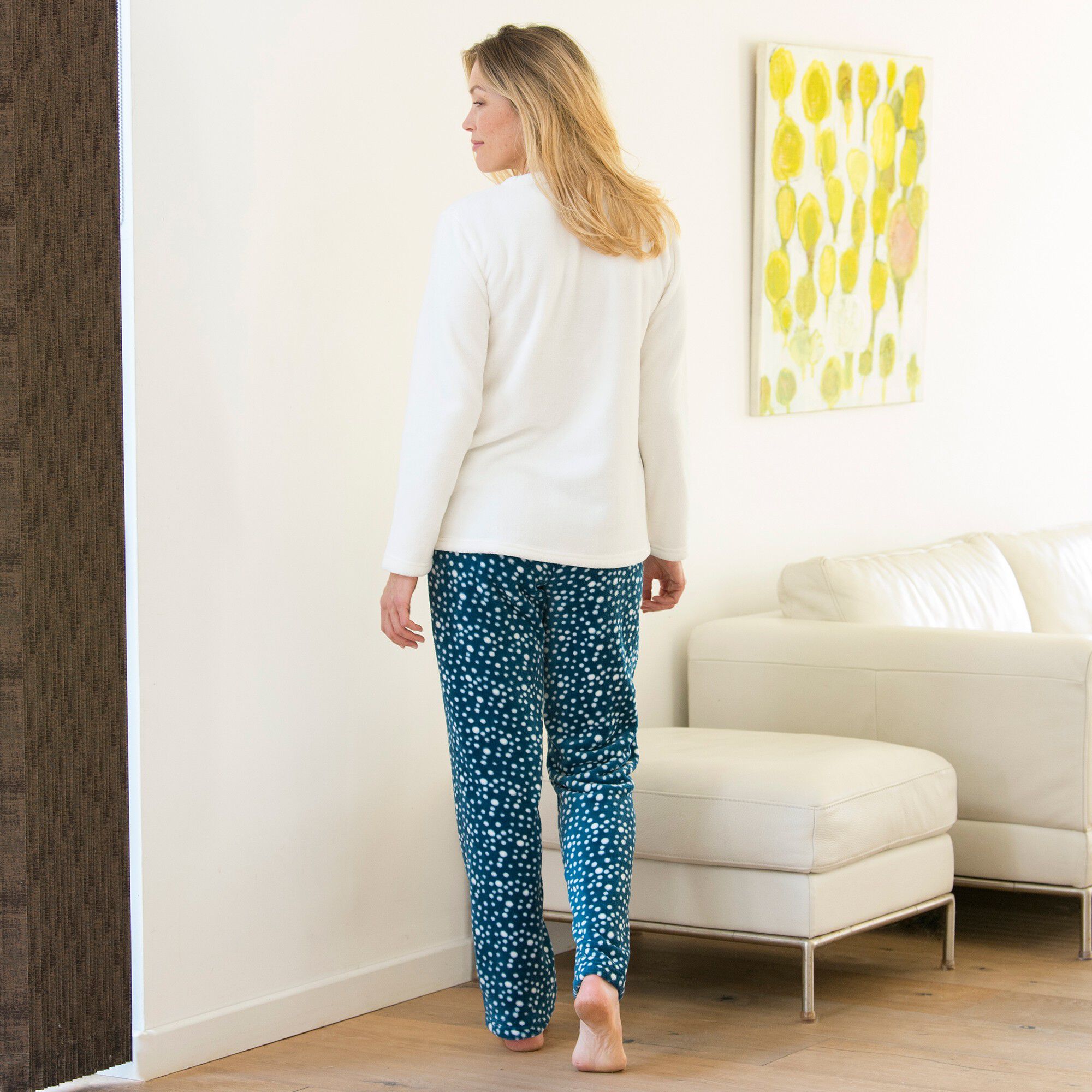 Pyjama pantalon polaire 