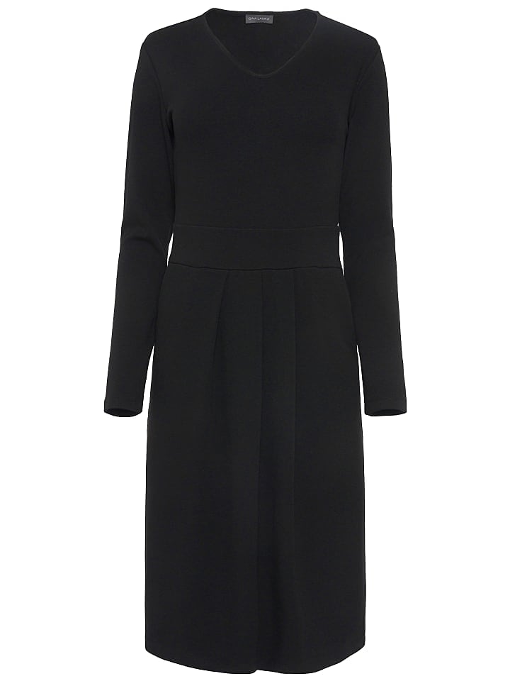 Gina Laura Midikleid in schwarz günstig kaufen M