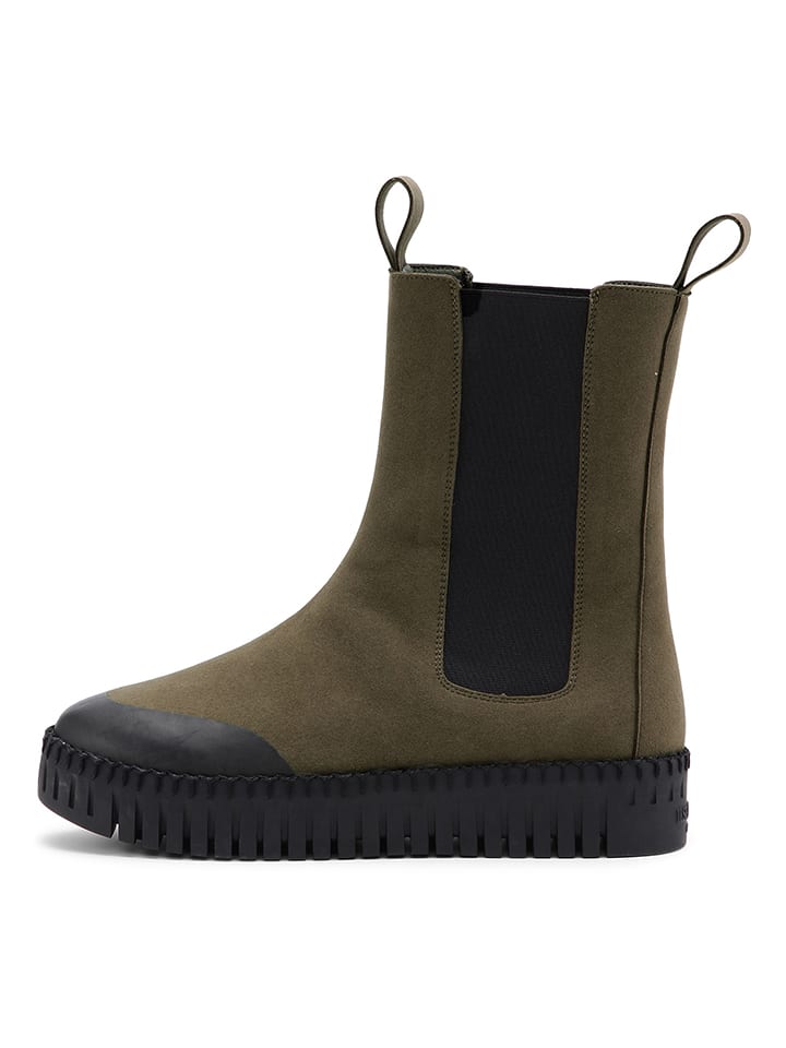 Ilse Jacobsen Chelsea-Boots in Khaki günstig kaufen