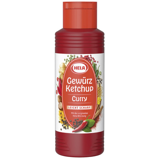 Hela Gewürz Ketchup Curry leicht scharf 300ML