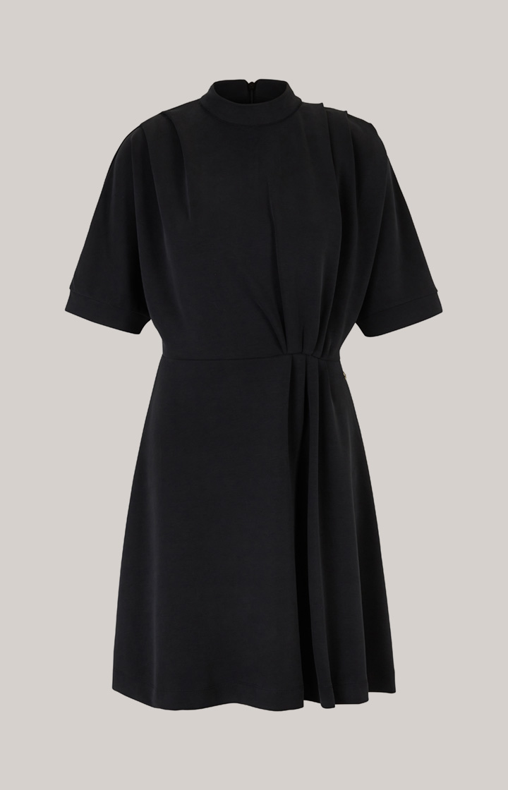 Sweat-Kleid in Schwarz