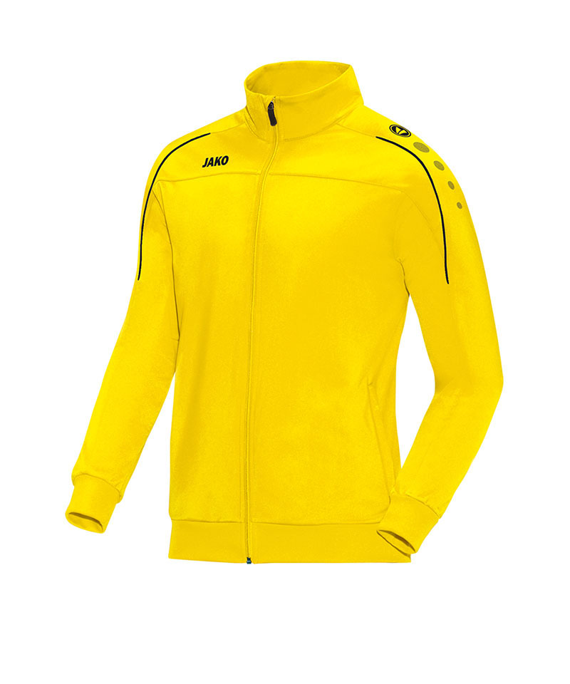 Jako Classico Polyesterjacke Gelb Schwarz F03