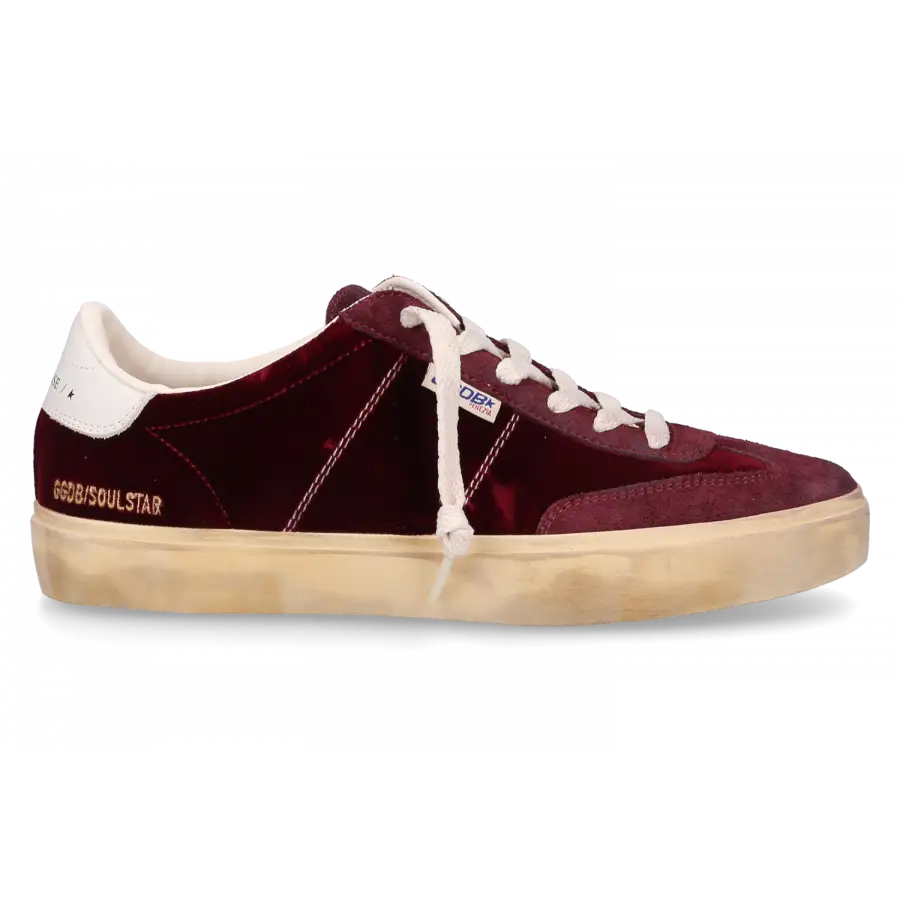 Golden Goose - Sneaker low SOUL STAR Veloursleder - rot
