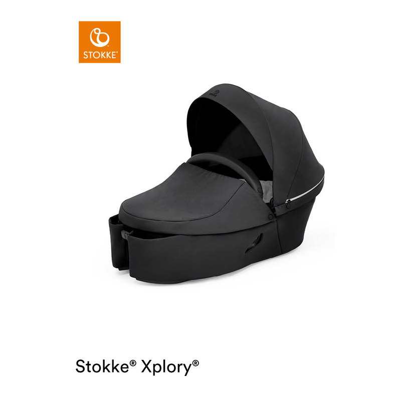 Nacelle noire pour poussette citadine Xplory X Stokke
