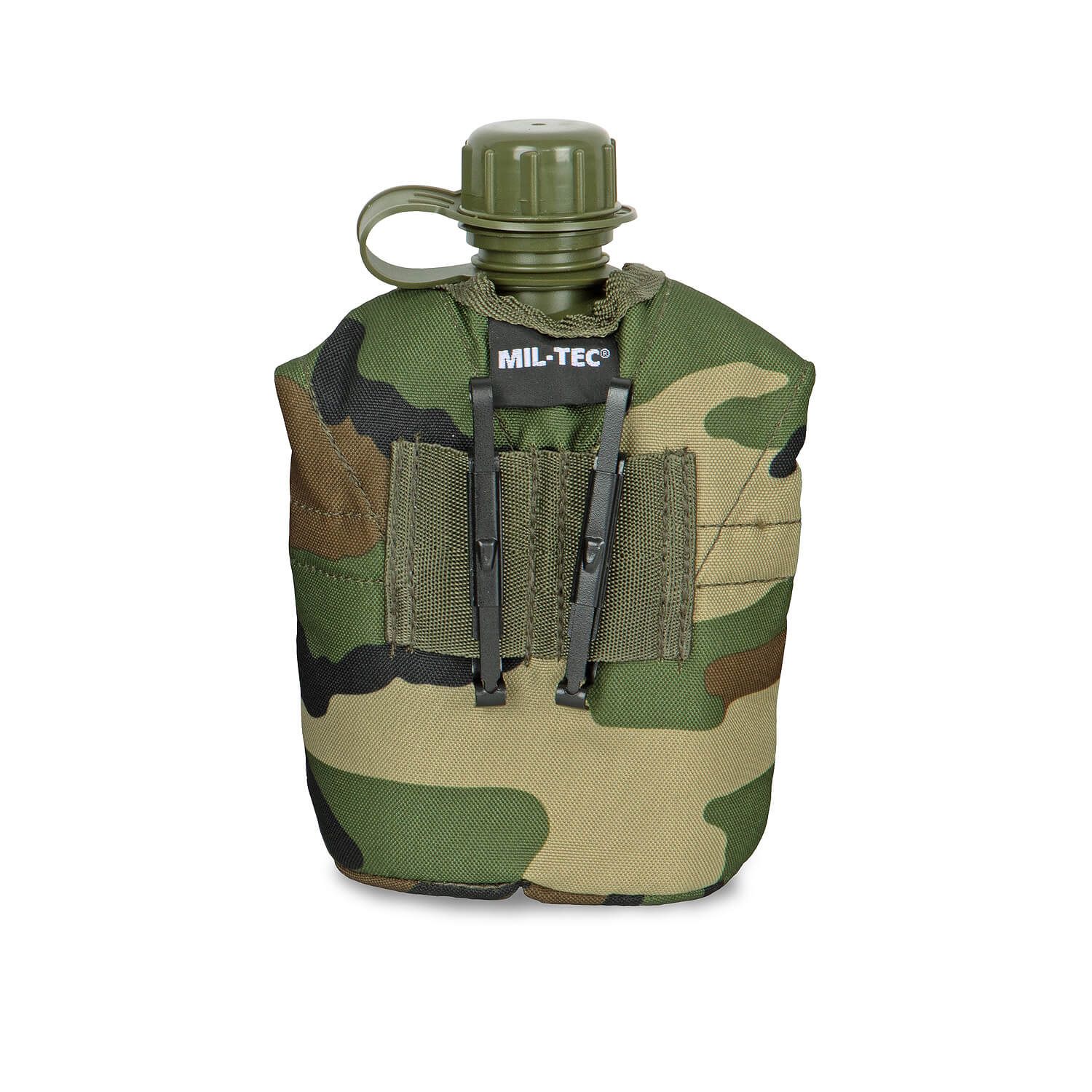 US Feldflasche m. Becher u. Hülle