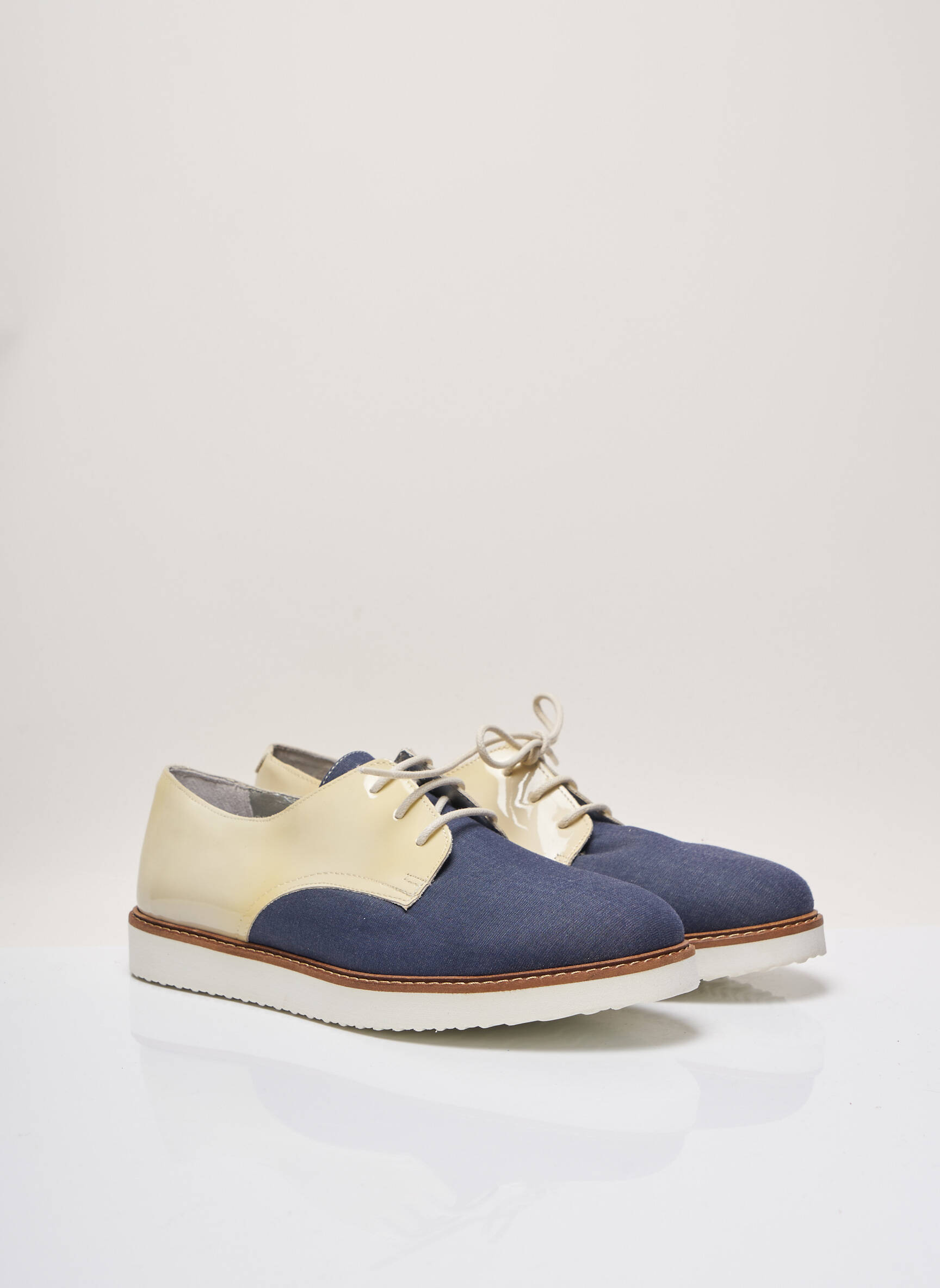 Ippon Vintage Derby Femme couleur bleu
