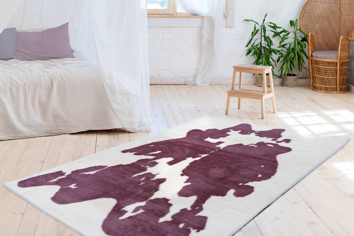 Arte Espina Teppich Lilac / Weiß 120cm x 160cm