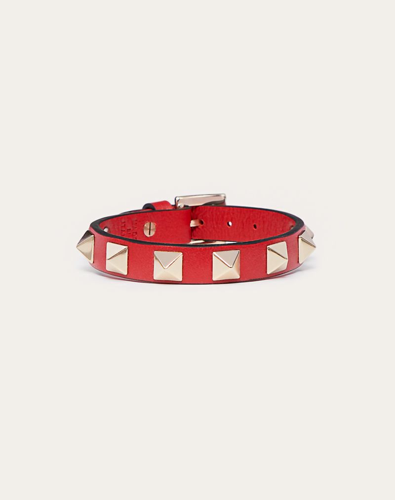 Pulseira de couro Rockstud