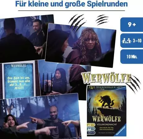 Werwölfe Vollmondnacht - Spiel ab 9 Jahren