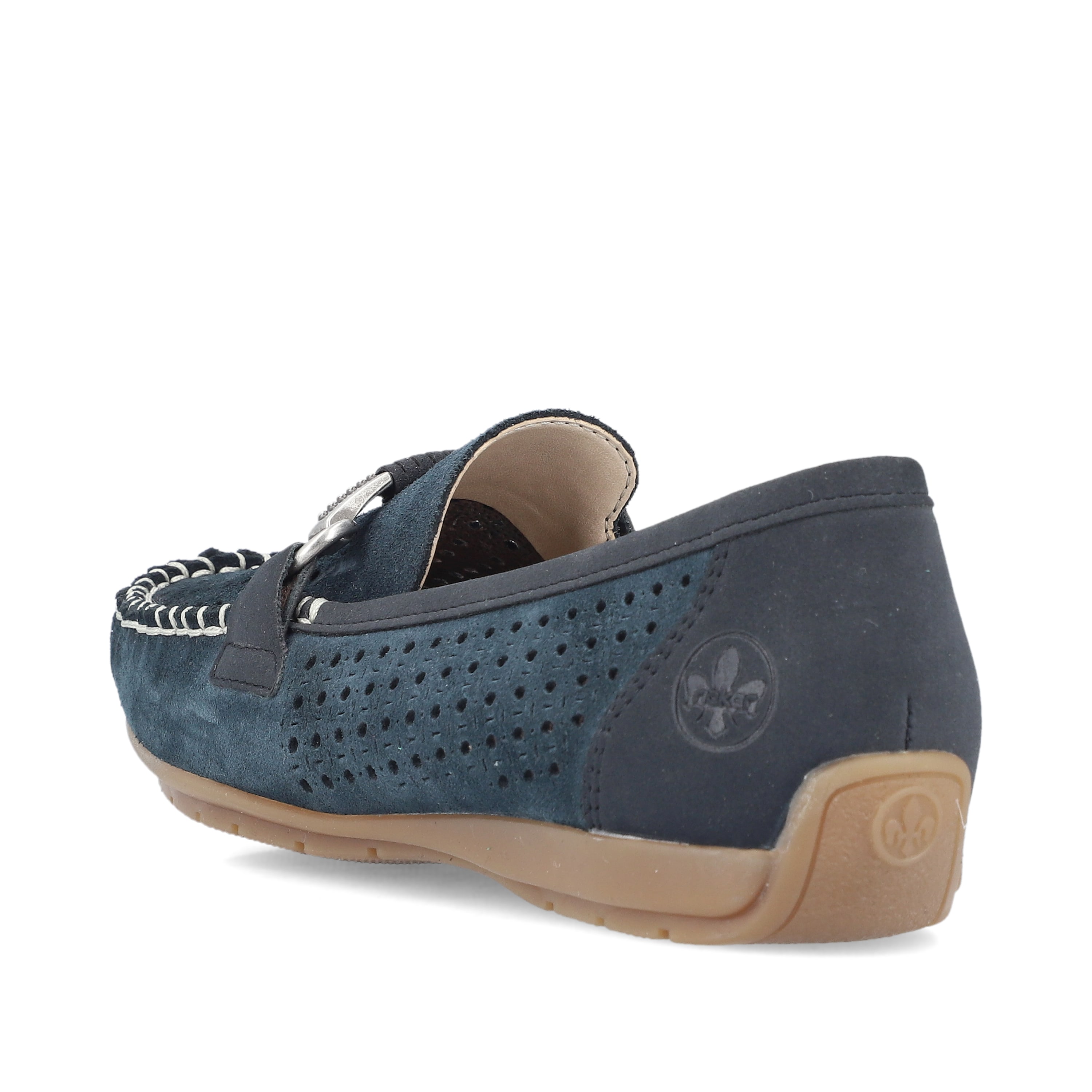 Rieker Damen Loafer schieferblau