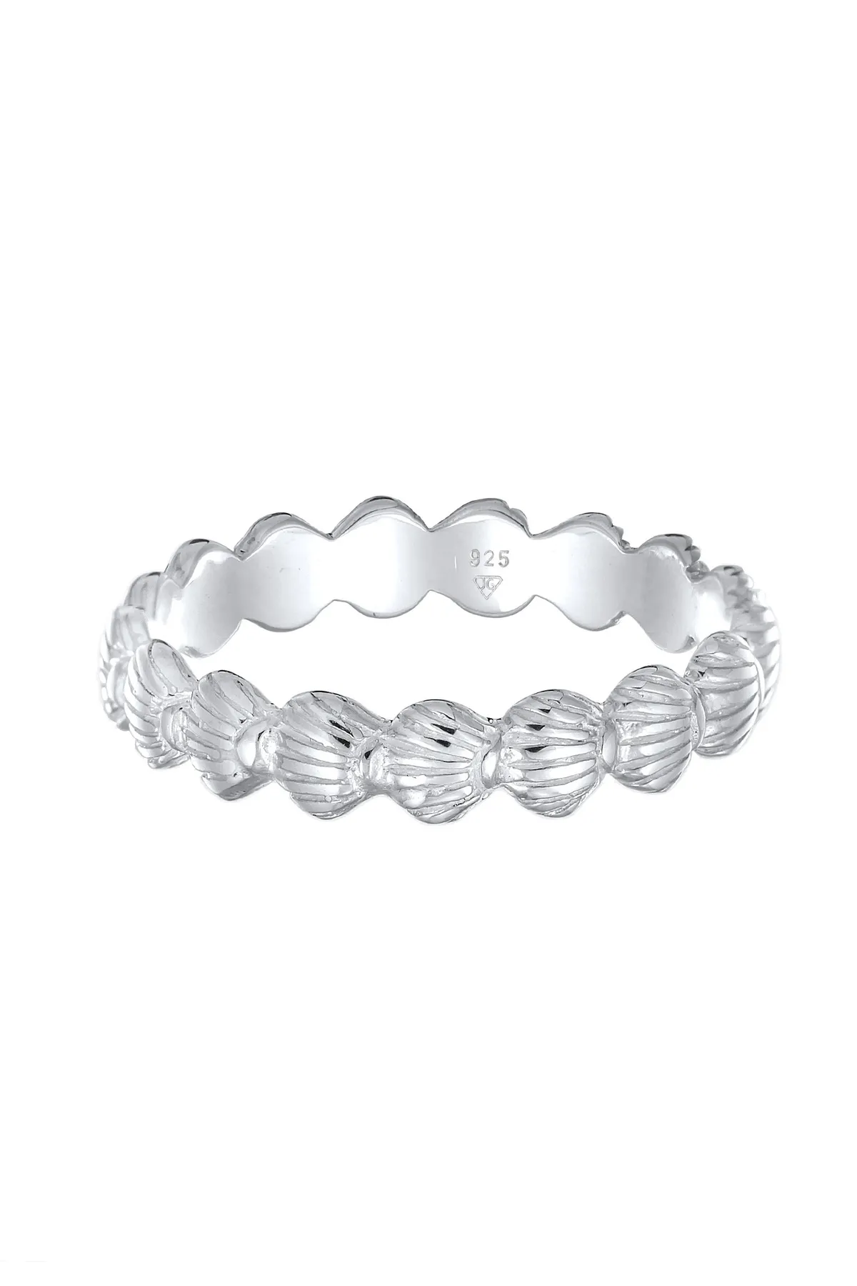 ELLI  Ring Bandring Muscheln Maritim Beach Look 925 Silber