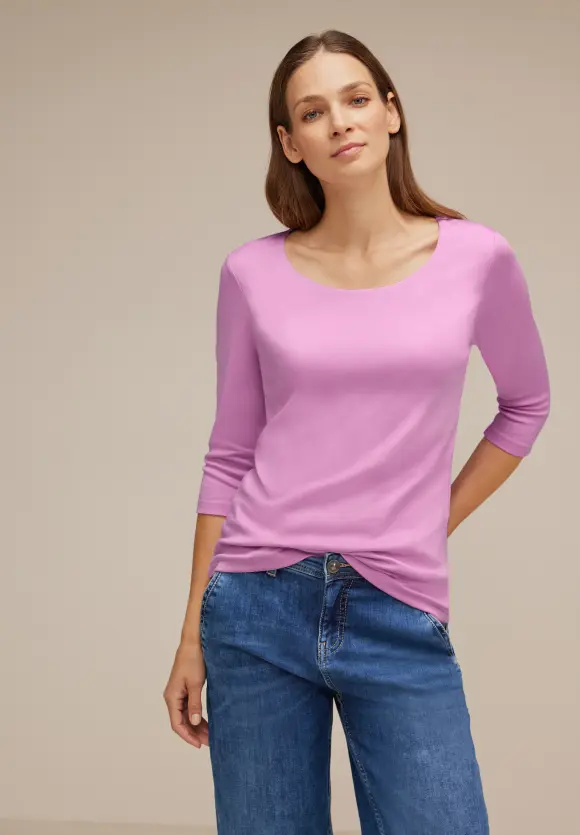 Street One Shirt in Unifarbe