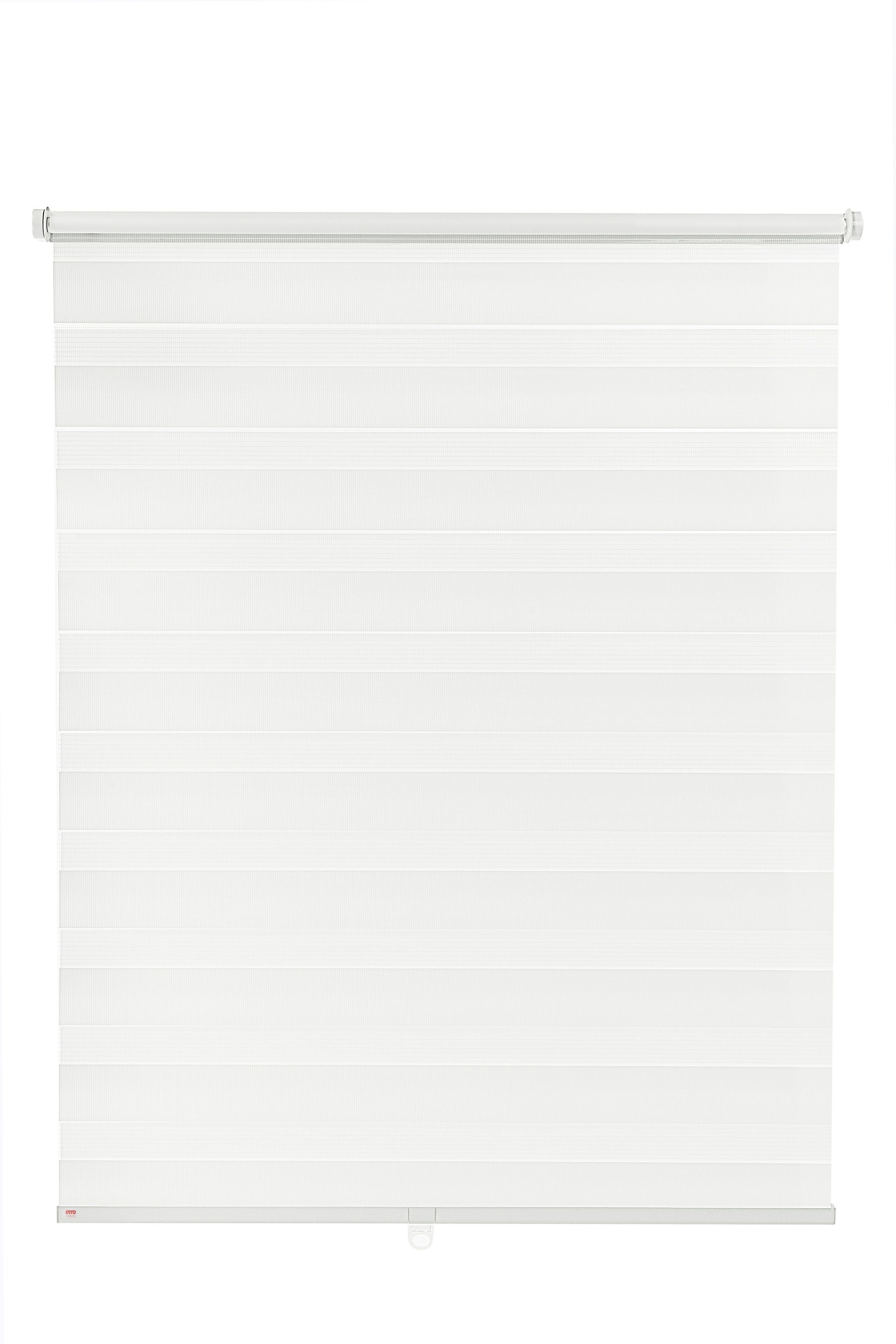 Doppelrollo Gracee, OTTO products, Lichtschutz, ohne Bohren, freihängend, Klemmfix, nachhaltig, recyceltes Polyester, schnurlos, monochrom, Klemmträger