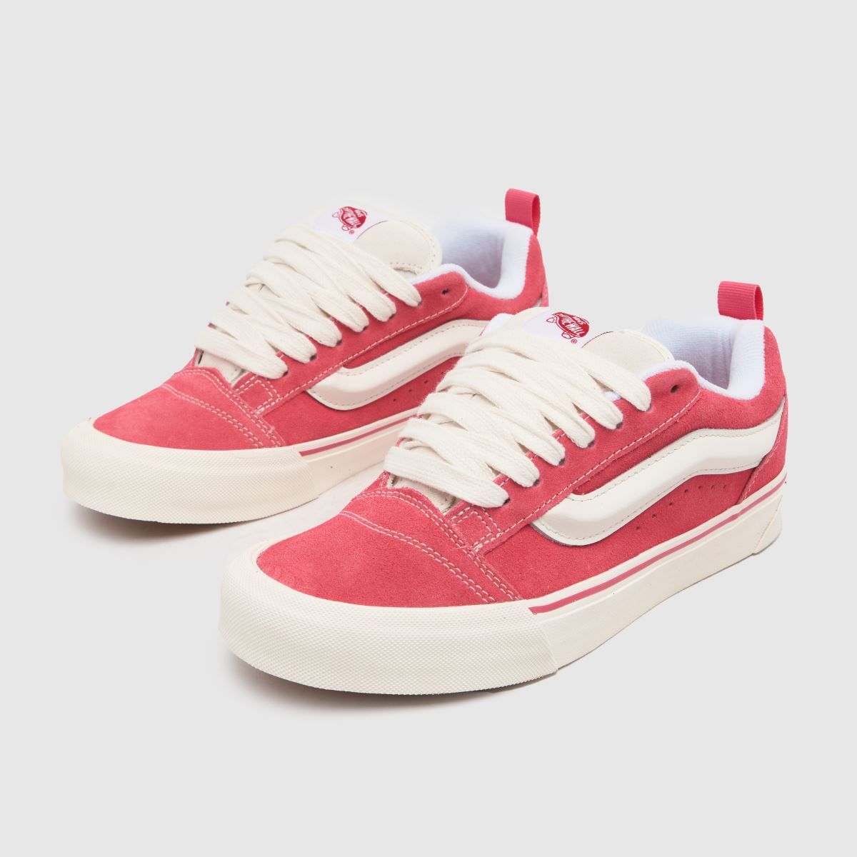 Vans skolskor för barn i vitt och rosa